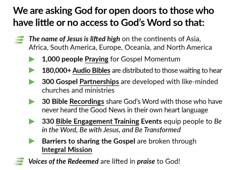 Open Doors - Audio Scripture Ministries