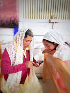 Zapotec Grandma and Child